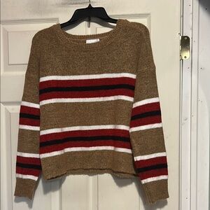 Ten Sixty Sherman Striped Boyfriend Sweater Size XL